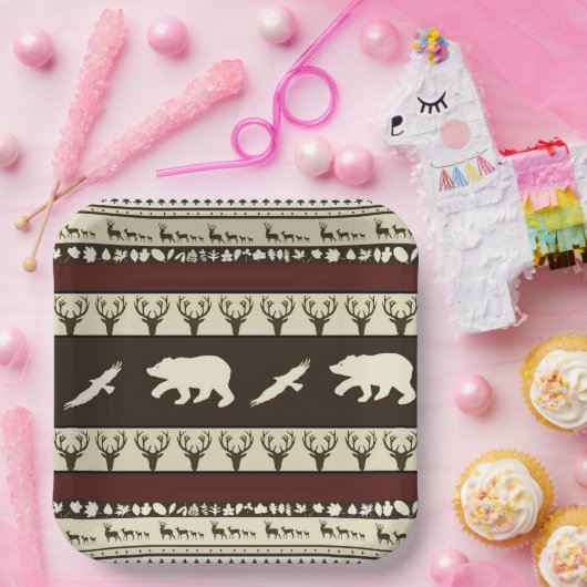 Herbstwälder Pappteller (Party)