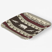 Herbstwälder Pappteller (Gewinkelt)