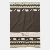 Herbstwälder personalisiert geschirrtuch (Vertikal)