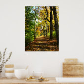 Herbstwälder Poster (Küche)