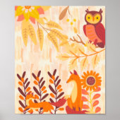 Herbstwälder Poster (Vorne)