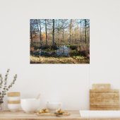 Herbstwälder Poster (Küche)
