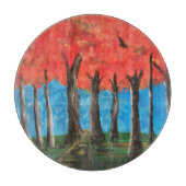 Herbstwälder Schneidebrett (Vorderseite)