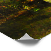 Herbstwälder & Sonnenschein - Personalisiert Poster (Ecke)