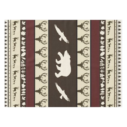 Herbstwälder Tischdecke (Vorderseite (Horizontal))