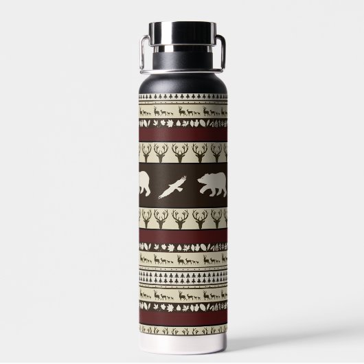 Herbstwälder Trinkflasche (Rückseite)