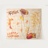 Herbstwälder Wandteppich (Vorderseite (Horizontal))