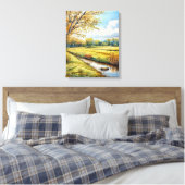 Herbstwaldfarbe Leinwanddruck (Insitu (Schlafzimmer))