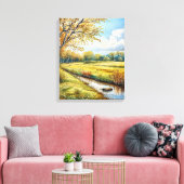 Herbstwaldfarbe Leinwanddruck (Insitu (Wohnzimmer))