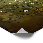 Herbstwaldfarbe Poster (Ecke)