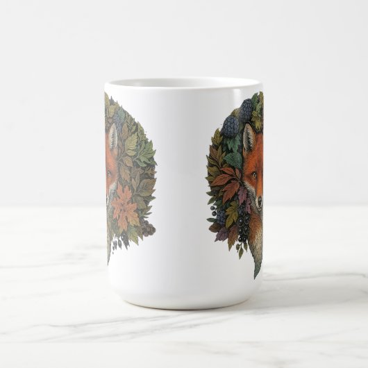 Herbstwaldfox Kaffeetasse (Mittel)