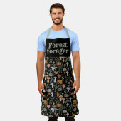 Herbstwaldfutter Herbstpilze und Tiere Schürze (Getragen)