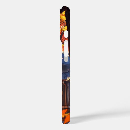 Herbstwaldkabine Case-Mate iPhone Hülle (Rückseite / Links)