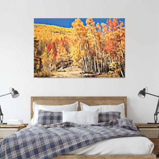 Herbstwaldlandschaft Leinwanddruck (Insitu (Schlafzimmer))