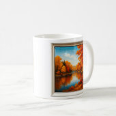 Herbstwaldreflexionen  kaffeetasse (VorderseiteRechts)