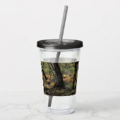 Herbstwaldszene Acryltrinkbecher (Rückseite)