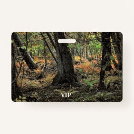 Herbstwaldszene Ausweis