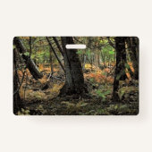 Herbstwaldszene Ausweis (Rückseite)