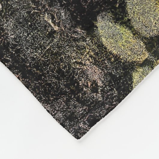 Herbstwaldszene Fleecedecke (Ecke)