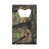 Herbstwaldszene Geldbeutel Flaschenöffner (Vorderseite)