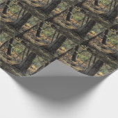 Herbstwaldszene Geschenkpapier (Ecke)
