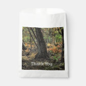 Herbstwaldszene Geschenktütchen (Vorderseite)