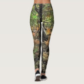 Herbstwaldszene Leggings (Rückseite)