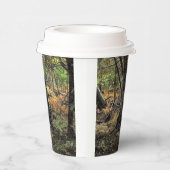 Herbstwaldszene Pappbecher (Rechts)