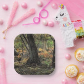 Herbstwaldszene Pappteller (Party)