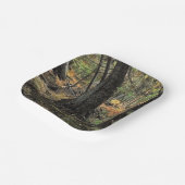 Herbstwaldszene Pappteller (Gewinkelt)