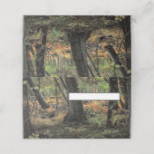 Herbstwaldszene Platzkarte (Außenseite Aufgefaltet)