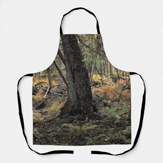 Herbstwaldszene Schürze (Vorderseite)