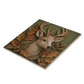 Herbstwaldtier Hirsch Fliese (Seite)