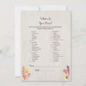 Herbstwaldtier, was in deinem Handspiel ist Einladung (Vorderseite)