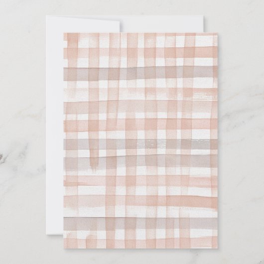 Herbstwaldtiere Rustikale Herbstdusche Einladung (Rückseite)