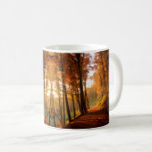 Herbstwaldweg Kaffeetasse (VorderseiteRechts)