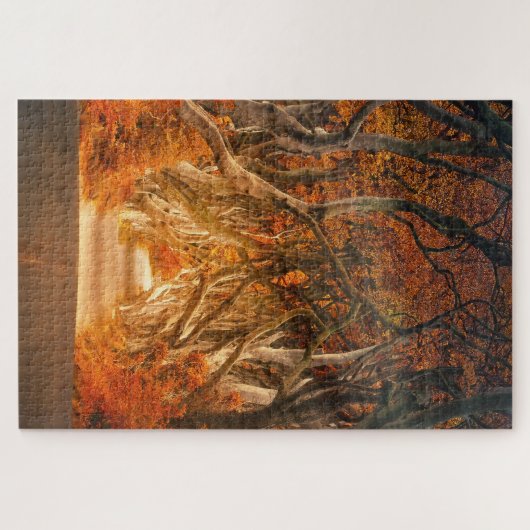 Herbstwaldweg Puzzle (Horizontal)