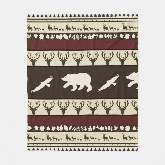 Herbstwalzdecke Fleecedecke (Vorderseite)