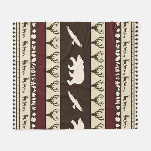 Herbstwalzdecke Fleecedecke (Vorderseite (Horizontal))