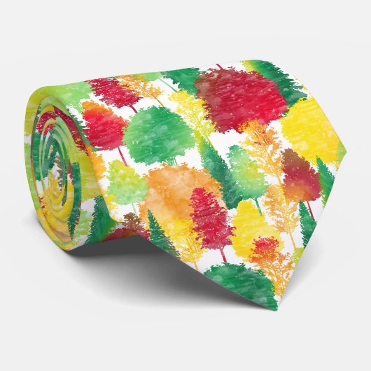 Herbstwalzmuster Krawatte (Gerollt)
