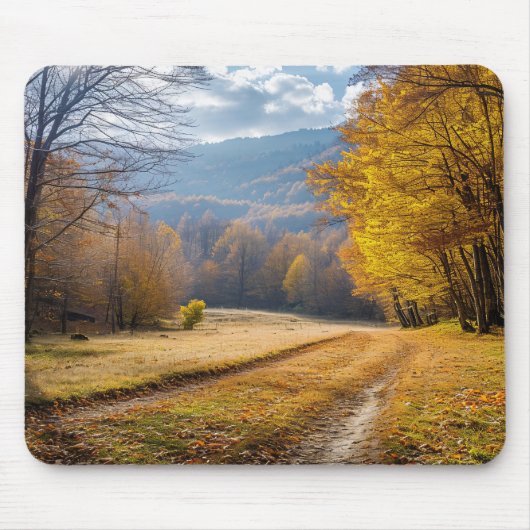 Herbstwanderung Mousepad (Vorne)