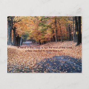 Herbstwanderung Postkarte