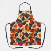 Herbstwärme mit lebhaften Herbstlauben - Saison Schürze (Vorderseite)