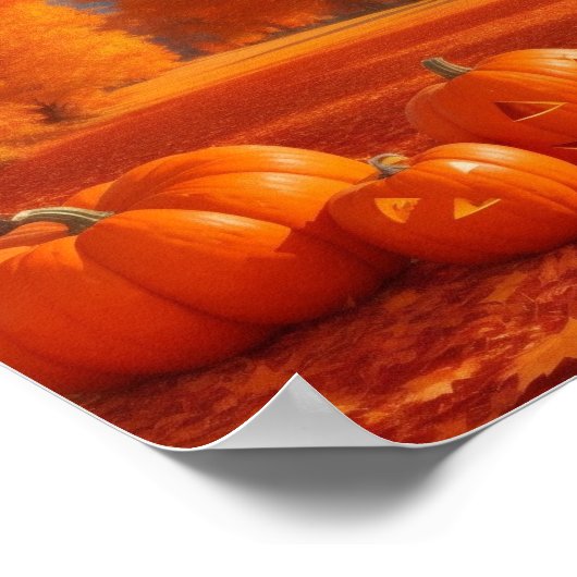 Herbstwärme Poster (Ecke)