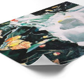 Herbstwasserfall 3 poster (Ecke)