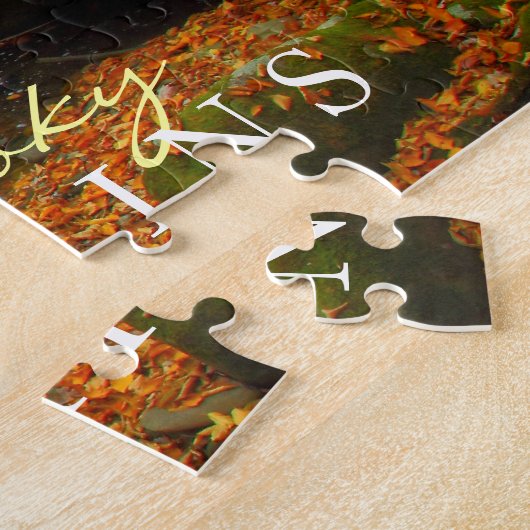 Herbstwasserfall - Great Smoky Puzzle (Seite)