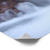 Herbstwasserfall Peričnik, Slowenien Poster (Ecke)
