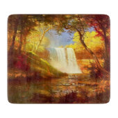 Herbstwasserfall Schneidebrett (Vorderseite)