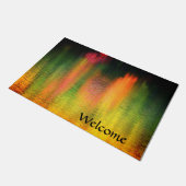 Herbstwasserfarben Doormat Fußmatte (Schrägansicht)