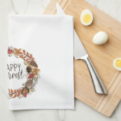 Herbstwasserkranz Küchentuch (Viertel Falte)